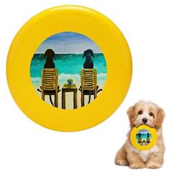 Pet Frisbee Flying Disc Dog Toy - Multifunction Beach Bums Roger Wedegis