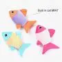 ocijf179 Cat Toy Pet Cat Kitten Plush Cute Fish Doll Catnip Interactive Bite-Resistant Chew Toy - Blue ocijf179 Cat Toy Pet Cat Kitten Plush Cute Fish Doll Catnip Interactive Bite-Resistant Chew Toy - Blue