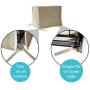 Pet Dreams Complete 3 Piece Crate Bedding Set! The Original Crate Cover, Crate Pad and Crate Bumper for Double Door Dog Crate