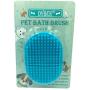 DYBEN Pet Bath Brush/Dog Shedding Brush/Soft Bristles Brush with Massage Teeth/Curry Shampoo Washing Brush/Dog Bath & Massage Brush for Pets with Short and Long Hair