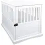 Casual Home Wooden Large Pet Crate, End Table, White Casual Home Wooden Large Pet Crate, End Table, White