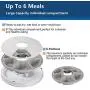 4pawslife 6 Meal Automatic Pet Feeder Food Dispenser with Digital Timer and Music Broadcast for Cats and Dogs 4pawslife 6 Meal Automatic Pet Feeder Food Dispenser with Digital Timer and Music Broadcast for Cats and Dogs