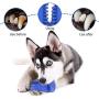 Dog Toothbrush Chew Toys Durable Dog Dental Squeak Rubber Teeth Cleaning Chewing Toy Brush Sticks Bones for Medium Small Dogs Pets (15 lbs-50 lbs)