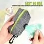 3 Pieces Dog Poop Dispenser Dog Poop Bag Holder with Zipper and Dog Waste Bag Container with Clip for Dog Leash, 3 Colors 3 Pieces Dog Poop Dispenser Dog Poop Bag Holder with Zipper and Dog Waste Bag Container with Clip for Dog Leash, 3 Colors
