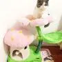 Mushroom Shape Cat Tree, Plush Cat Tower, Kitten Climbing Frame, Butterfly Flower Perch, Scratching Post, Cozy Condo, Perfect for Cat Indoor Activity