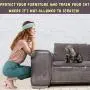 Cat Furniture Protector 10 Pack - Cat Scratch Furniture Protector, Furniture Protectors from Cats, Couch Protectors from Cats Scratching, Furniture Protection from Cat Scratching, Includes Cat Glove