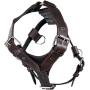 Genuine Leather Dog Harness X-Large 33''-40'' Chest, 1.3'' Wide Adjustable Straps