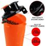Lenlorry Dog Water Bottle Dog Travel Bowls Water Food Container with Dual Collapsible Dog Bowls Outdoor Pet Bowls for Dog Cat Puppy Kitten Rabbit Walking Hiking Traveling