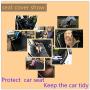 Dog Car Seat Cover Protector - Waterproof, Heavy-Duty and Nonslip Pet Car Bench Seat Cover for Dogs with Universal Size Fits for Cars & SUV (Green Edge) (56‘’X50‘’)