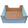 Hide & Scratch: Large Durable Cardboard Cat Scratch Pad and Lounger Toy Replaceable Scratch Pad Insert, Multiple Colors, Wide Design