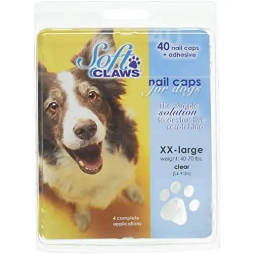 Soft Claws Dog Nail Caps Take Home Kit, XX-Large, Natural Soft Claws Dog Nail Caps Take Home Kit, XX-Large, Natural