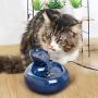 Intelligent Cat Water Fountain, Ceramic Ultra-quiet Pet Water Dispenser, Automatic Drinking Fountain for Cats and Dogs, Blue Pet supplies