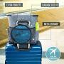 Pet Travel Bag - Easy Travel with Our Dog Travel Bag – Includes Paw Butter, Frisbee, Airline Approved Dog Travel Bag, 2 Collapsible Food-Water Bowls, 2 Food Travel Bags - Perfect for Dog, Cat