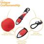 purrrfect life Dog Chew Toys Chew Toys with Rope for Dogs Fire Hose No Stuffing Dog Durable Squeaky Wubba Interactive Tug Toys