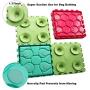 GAGILAND Combined Dog Slow Feeder Lick Mat with Suctions Dog Bathing Grooming Distraction Slow Feed Tray 4-in-1