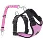 AUTOWT Dog Safety Vest Harness, Pet Car Harness Dog Safety Seatbelt Breathable Mesh Fabric Vest with Adjustable Strap for Travel and Daily Use in Vehicle for Dogs Puppy Cats