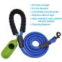 No-Pull Dog Harness with Leash,Adjustable Soft Padded Dog Vest, Reflective No-Choke Pet Oxford Vest with Easy Control Handle for Large Dogs (Blue, S)