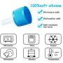 Frienda Pet Feeding Bottle Kit, Squeeze Liquid Cat Nursing Bottle Needle Tubing Kit and Replacement Mini Nipples for Kitten Puppy Small Pet Feeding Tool