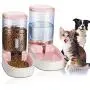 UniqueFit Pets Cats Dogs Automatic Waterer and Food Feeder 3.8 L with 1 Water Dispenser and 1 Pet Automatic Feeder UniqueFit Pets Cats Dogs Automatic Waterer and Food Feeder 3.8 L with 1 Water Dispenser and 1 Pet Automatic Feeder