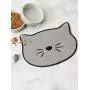 Bone Dry Embroidered Microfiber Cat Shape Pet Food Bone Dry Embroidered Microfiber Cat Shape Pet Food