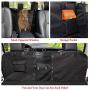 Anti Slip Dog Car Seat Cover with Mesh Window Back Seat Cover for Dog, Waterproof Dog Car Hammock 600D Oxford Fabric Back Seat Cover Pet Car Blanket for Different Cars