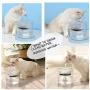 LORDWEY Cat Fountain Pet Dog Water Dispenser,Clear Large Filtered Cats Drinking Fountains 1.8L,Automatic Waterfall Bowl Indoor Gifts Running Jug Round Quiet Clean Great with Faucet Filter Replacement