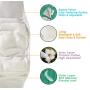 Dolzzeiy 3 Pack Male Dog Diaper Adjustable Dog Pack Machine Washable Dog Diaper Dog Soft Belly Band Dog/Puppy/Doggie Diaper with High Absorbing Material (Large)