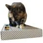 3CatS Cat Toy and Scratcher with Jingle Balls in Track - Cardboard Cat Scratching Box 3CatS Cat Toy and Scratcher with Jingle Balls in Track - Cardboard Cat Scratching Box