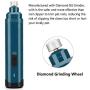 welltop Dog Nail Grinder, Ultra Quiet Pet Nail Grinder Portable USB Rechargeable Dog Nail Trimmer 2 Speeds Fast Grinding for Large Medium Small Dogs Claw Care, Dark Blue