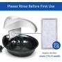 MyfatBOSS Charcoal Water Filter Replacement Fountain Filter Compatible with Pioneer Pet Dog Fountain Pet Drinker Bowl Raindrop Plastic Fountain Fung Shui Plastic Fountain, 12 Filters