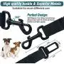 Dog Seat Belt,2 Pack Pet Car Seat Belts Adjustable Heavy Duty & Elastic Vehicle Dog Safety Belt Harness for Travel Daily Use - Compatible with Any Pet Harness