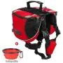 Lifeunion Polyester Dog Saddlebags Pack Hound Travel Camping Hiking Backpack Saddle Bag for Small Medium Large Dogs Lifeunion Polyester Dog Saddlebags Pack Hound Travel Camping Hiking Backpack Saddle Bag for Small Medium Large Dogs