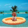 Rxan Dog Pool Float - Floating Rafts Swimming Pool Water Toys Inflatable Pet Pool Float Summer - 55in x 35in