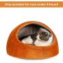 Autokcan Cat Beds, Washable Cat House Cave with Anti-Slip & Water-Resistant Bottom for Indoor Small Cats, Puppy, Kitten Under 9LB（14''X14''X9''）