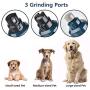 Orgerlike Dog Nail Grinder Upgrade Version，2-Speed Low Noise，USB Rechargeable Pet Nail Trimmer， paw Combing and Smoothing Gentle and Painless ，for Small and Medium Dogs and Cats，Navy Blue