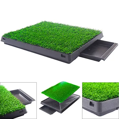 COLIBROX Dog Potty Home Training Toilet Pad Grass Surface Pet Park Mat Outdoor Indoor COLIBROX Dog Potty Home Training Toilet Pad Grass Surface Pet Park Mat Outdoor Indoor