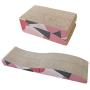 ComSaf MSBC Cat Scratcher Cardboard,Corrugated Scratch Pad, Cat Scratcher Lounge Bed for Furniture Protection, Cat Training Toy