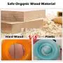 Cat Interactive Roller Toy 3 Level Tower Wood Tracks and 6 Balls Organic Metrial for Cats Fun Kitten Toys Excercise Indoor Game Study No Plastic Long Lasting Use Healthy Original Material