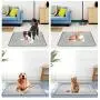 BFACCIA Washable Pee Pads for Dogs Resuable Dog Pee Pad Waterproof and Absorbent Travel Leak-Proof Dog Puppy Training Pads,Protects Floors and Rugs,Easy Cleanup (M-Grey)