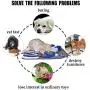 kathson Dog Snuffle Mat,Puzzle Mat,Feeding Mat for Small Large Dogs Pet Mental Stimulation Toys Activity Blanket Feeding Mat for Stress Release 28 x 20 InchStress Release