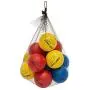EXPAWLORER 12 Pack Floatable Dog Rubber Bouncy Balls Floating Fetch Toy Puppy Chew Toys Elastic Tennis Balls Durable Racquet Ball Toys for Puppy Small Dogs
