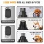 Razoo Dog Nail Grinder with Two Speed – Professional Electric Pet Nail Trimmer for Cats, Large, Medium & Small Dogs - Painless Paw Smoothing, Grooming, Trimming Tool – Rechargeable, Low Noise & Quiet