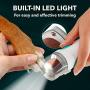 PERROPAL Pet Nail Groomer - Dog Nail Grinder with LED | Electric Nail File for Pets | Quiet Dog Nail Trimmers | Nail Grinder for Dog Grooming | Dog and Cat Nail Clipper | Electric Grinder for Nails