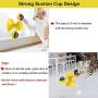 Malier Windmill Cat Toy, Interactive Rotating Turntable Teasing Toys with Flash Lights Catnip Balls and Strong Suction Cup, Multifunction Catnip Toys, Self Groomer Massage Toy for Kitten Cat