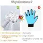 LMTIC Pet Grooming Gloves for Cat & Dog, Dog Bathing Brush with Long Bristles,Heat Resistant Silicone Pet Hair Removal Gloves, Unique Gift for Pet LMTIC Pet Grooming Gloves for Cat & Dog, Dog Bathing Brush with Long Bristles,Heat Resistant Silicone Pet Hair Removal Gloves, Unique Gift for Pet