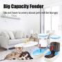 XingCheng-Sport 2 in 1 Pets Feeder Automatic Cat Feeder and Water Dispenser for Small Medium Big Dogs Cats Big Capacity 3.8L