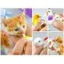 Pet Feeding Bottle Can Squeeze Liquid Feeding Kit and Replacement Mini Nipples for Kitten Puppy Small Animals Feeding Tool