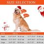 OFHome No Pull Dog Harness, Reflective Padded Dog Vest Harness with 2 Metal Leash Clips, Adjustable Soft Breathable Oxford Pet Vest with Easy Control Handle for Small Medium Large Dogs, Orange,Black