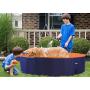 Fuloon PVC Pet Swimming Pool Portable Foldable Pool Dogs Cats Bathing Tub Bathtub Wash Tub Water Pond Pool Pet Pool & Kiddie Pools for Kids in The Garden