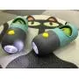 Portable LED Flashlight Dog Poop Bag Dispenser Dog Poop Bag Holder for Dog Poop Bags Dog Waste Bags with Dog Leash Clip and 1 Roll Lavender Poop Bags